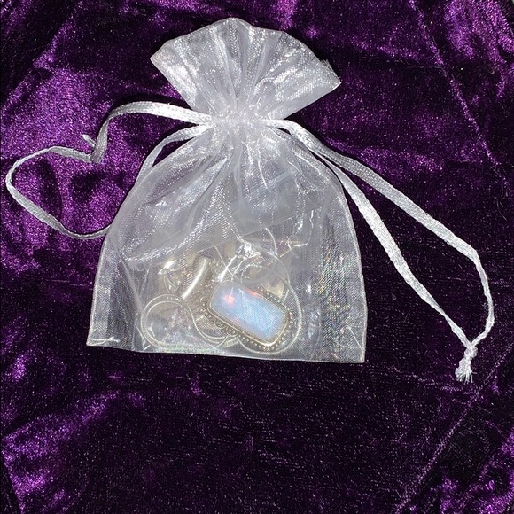 🧿SOLD!!🧿New SS925 Rope Necklace W Silver Opalite - Picture 13 of 16